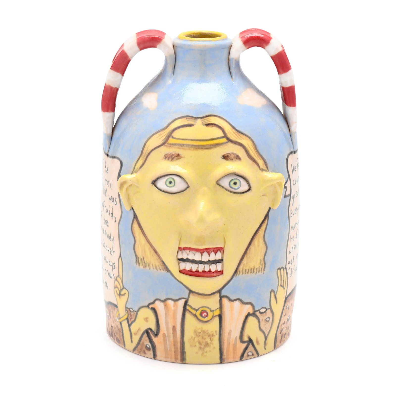 Stacy Lambert (NC), Folk Art Face Jug (1 of 12)
