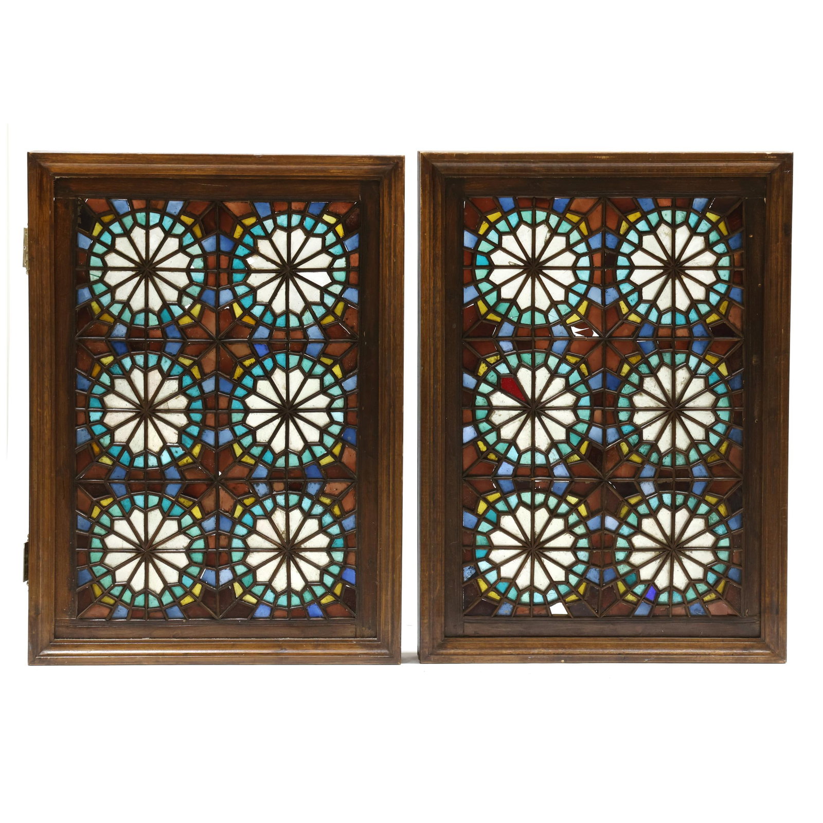 Pair of Stained Glass Cabinet Doors (1 of 5)