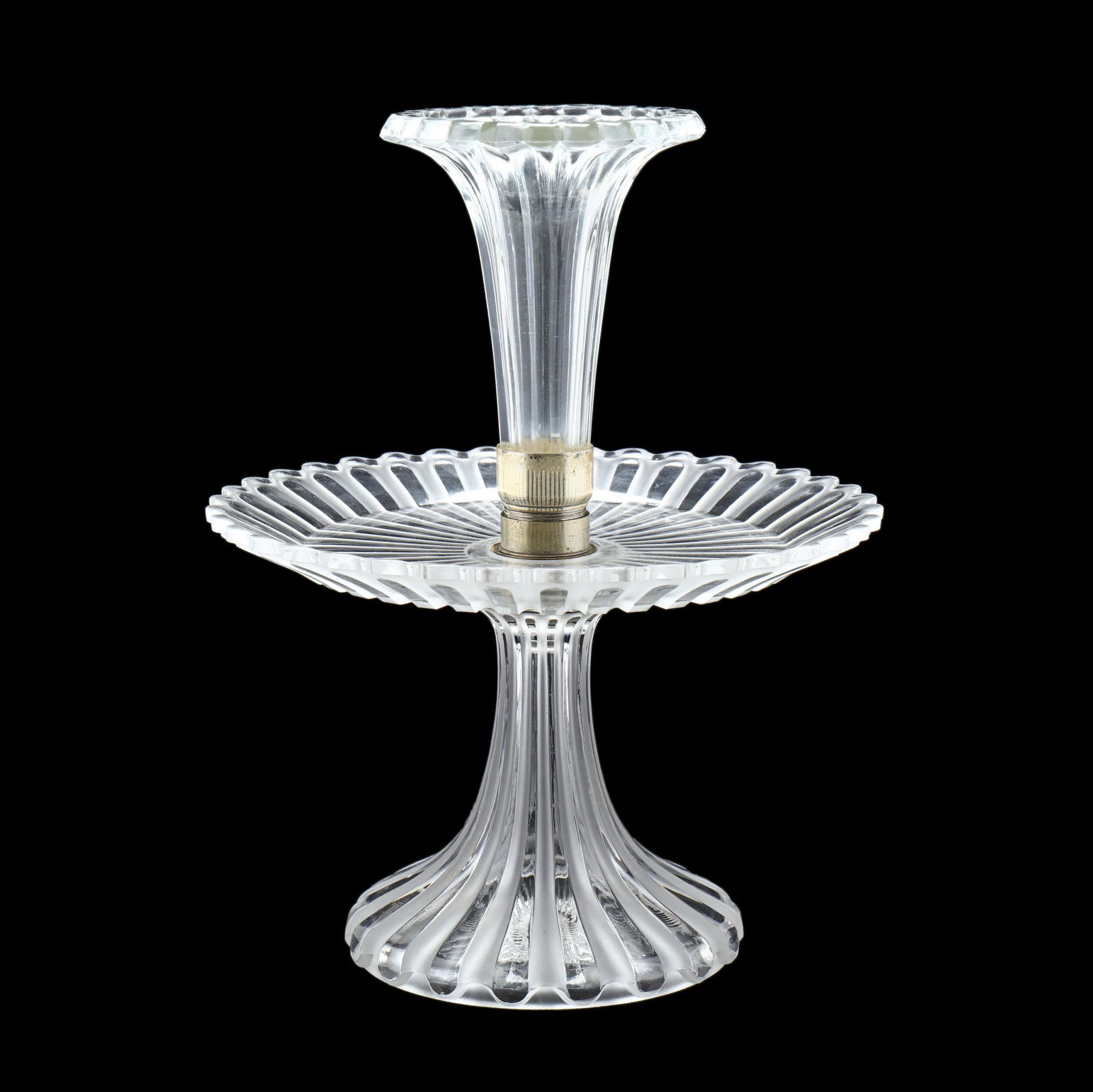Antique Baccarat Glass Epergne (1 of 8)