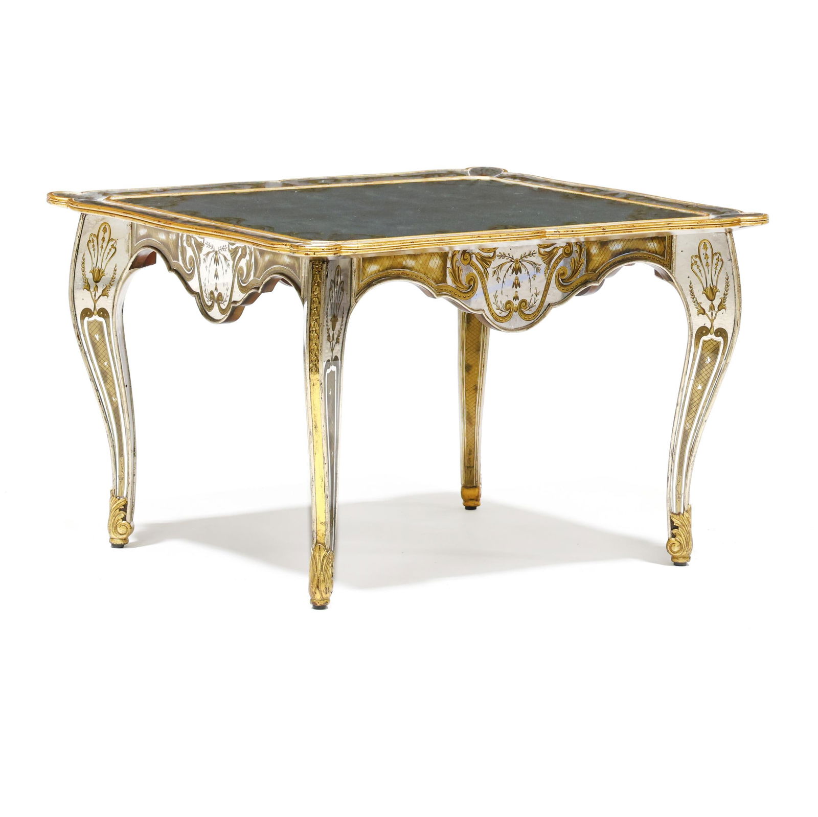 attributed Cecilia Berber, Venetian Style Mirrored Side Table (1 of 5)