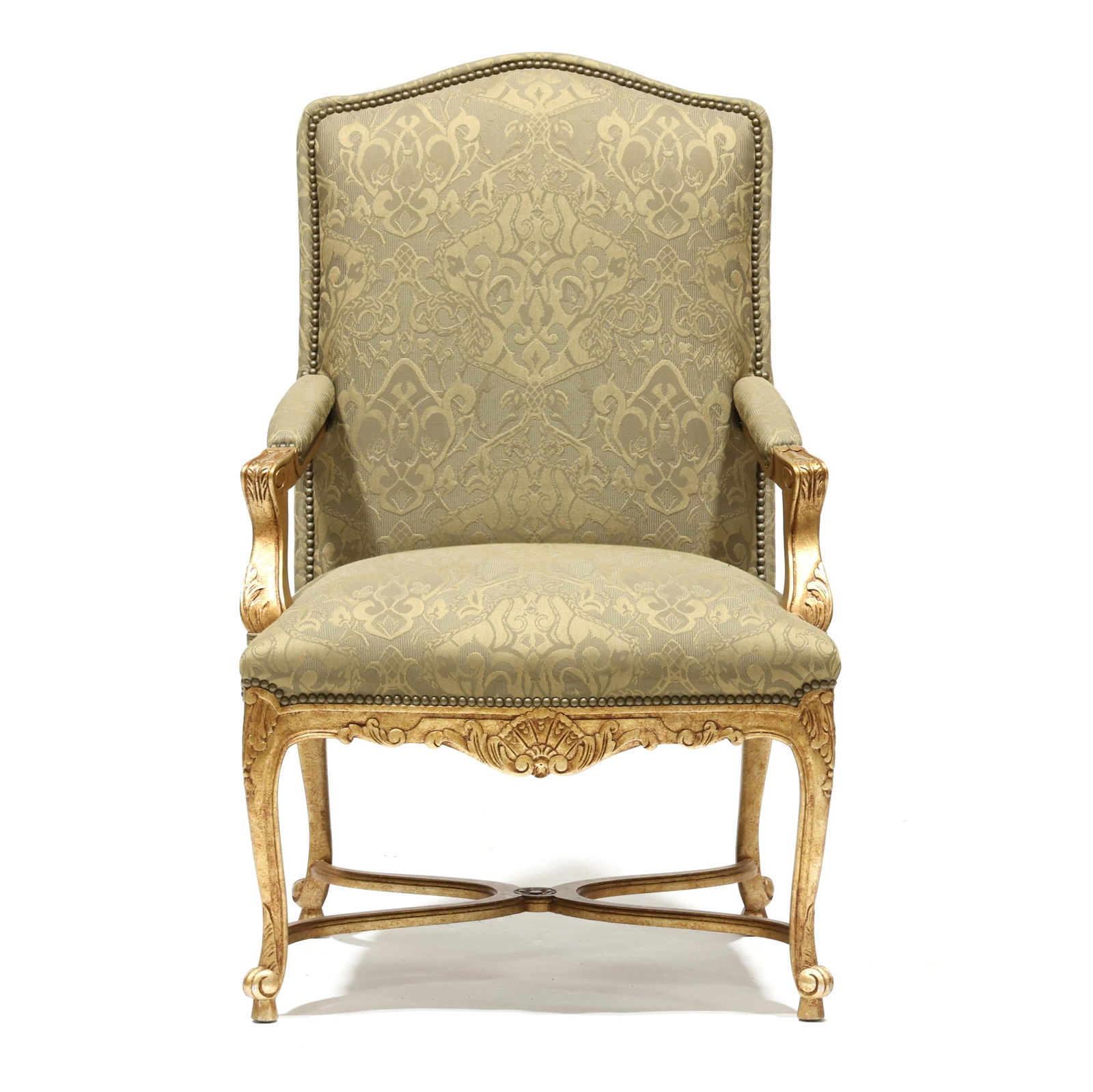 Henredon, Louis XV Style Library Armchair (1 of 9)