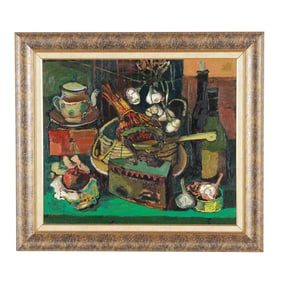 Sarkis Hamalbachian (Armenian, b. 1956), Still Life with Garlic