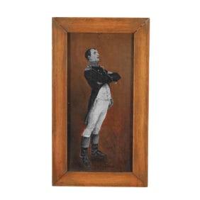 Vintage Painting of Napoleon, Signed "B.R. Folger"