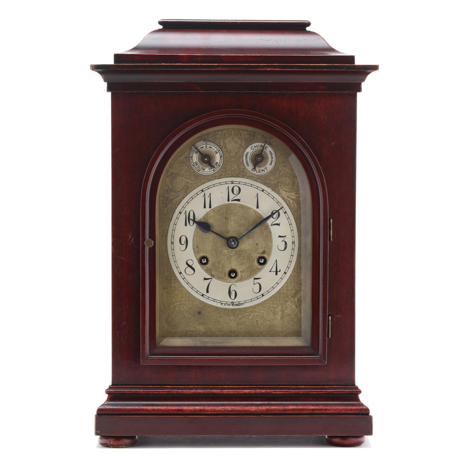 Gustav Becker, Mahogany Bracket Clock (1 of 9)