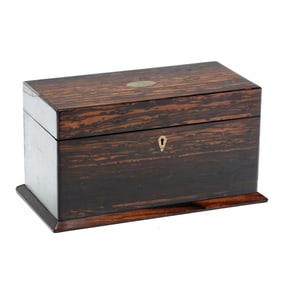 A Fine Coromandel Tea Caddy, Farthing & Thornhill