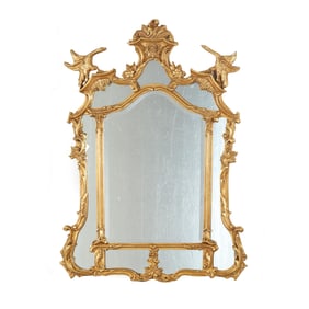 Friedman Brothers, Italianate Carved and Gilt Mirror