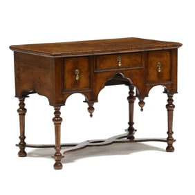 William and Mary Inlaid Walnut Lowboy