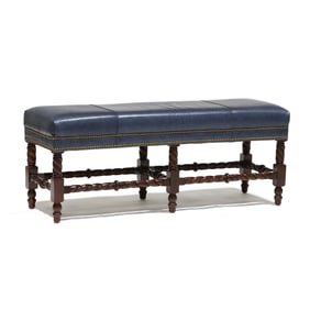 Hancock & Moore, Leather Upholstered Bench