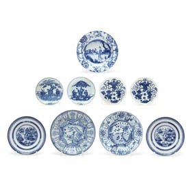 A Collection of Chinese Blue and White Porcelain