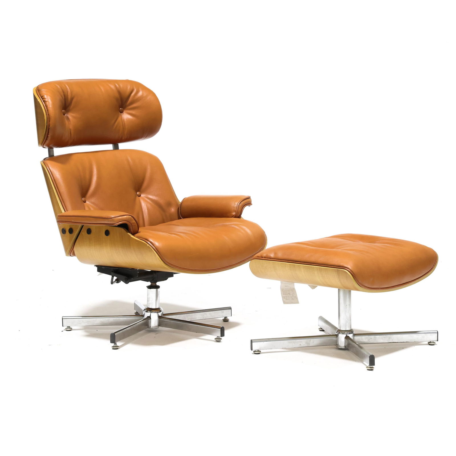 After Charles and Ray Eames, Lounge Chair and Ottoman (1 of 9)