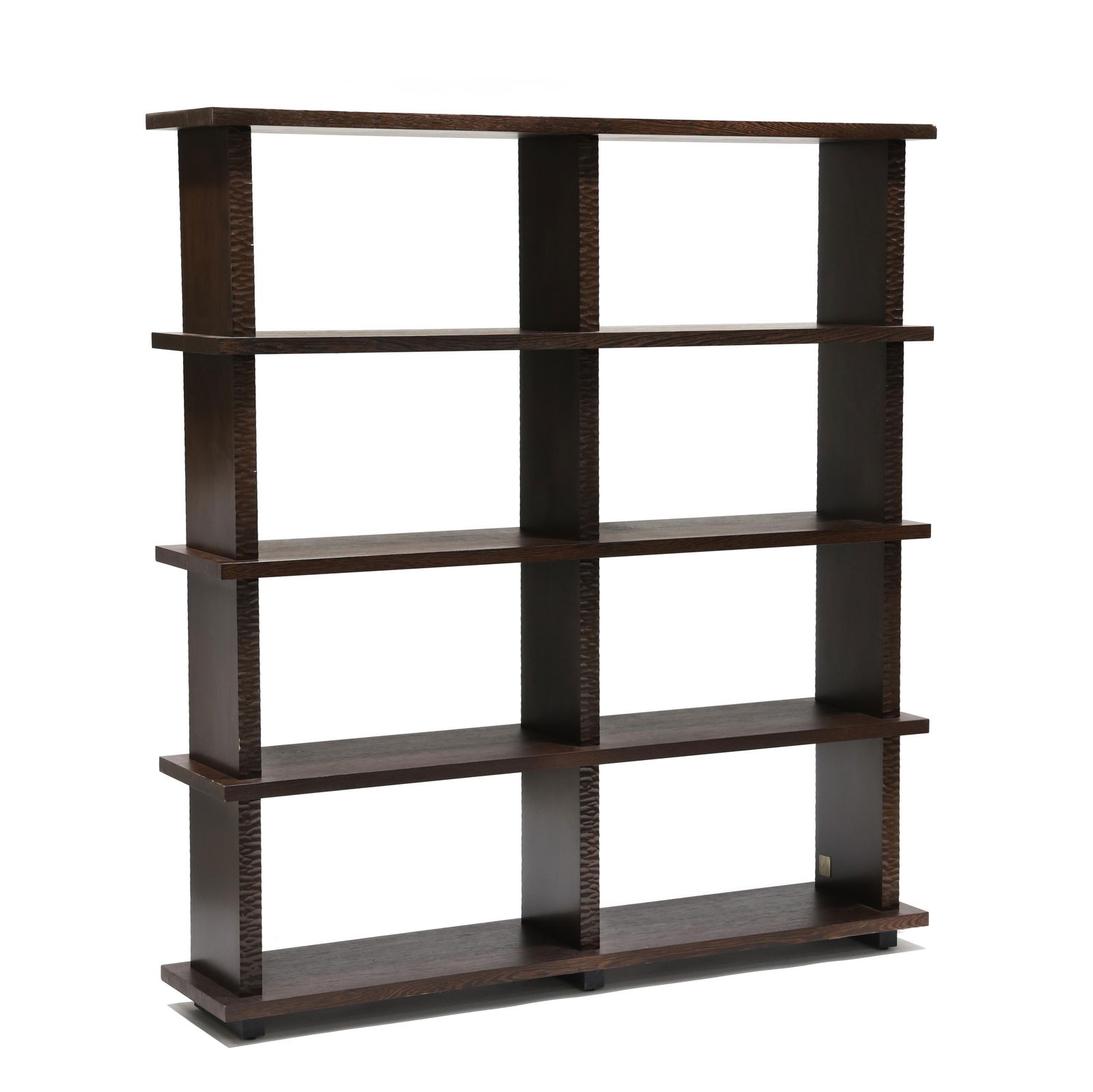Alfredo Paredes, Large Exotic Wood Open Bookshelf (1 of 6)
