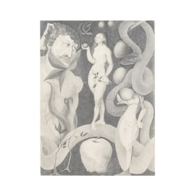 Janet Jones (American, 20th Century), Adam and Eve