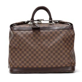 Canvas and Leather Cruizer 45 Travel Bag with Shoe Divider, Louis Vuitton