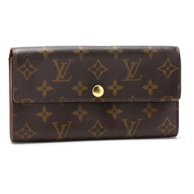 Brown Canvas Sarah Wallet, Louis Vuitton