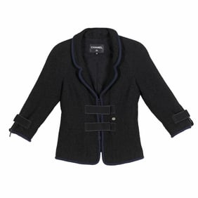 Black Tweed Jacket, Chanel