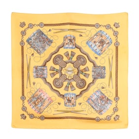 Silk Les Tambours Scarf, Hermès
