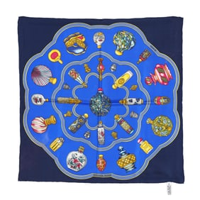 Silk Qu'Importe le Flacon Pocket Square, Hermès