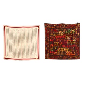 Two Silk Scarves, Gucci