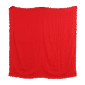 Silk and Wool So Shine Monogram Shawl, Louis Vuitton