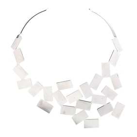 Modernist Stainless Collar Necklace, Mario Trimarchi for Alessi
