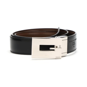 Black and Brown Leather Reversible Belt, Gucci