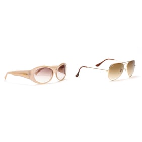 Two Pairs of Designer Sun Glasses