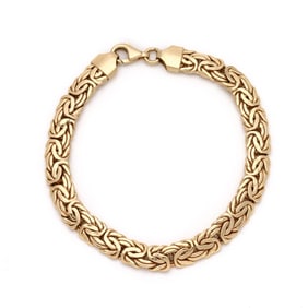 Gold Byzantine Link Bracelet, Turkey