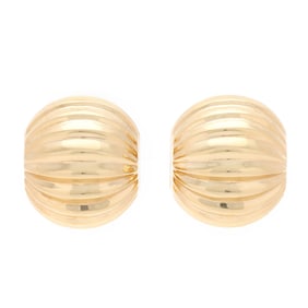 Gold Bombé Earrings