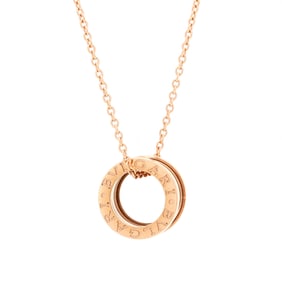 Rose Gold B.zero1 Pendant Necklace, Bulgari