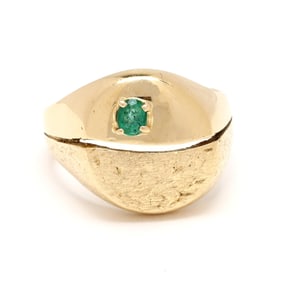 Vintage Gold and Emerald Ring