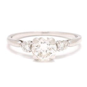 Platinum and Diamond Ring