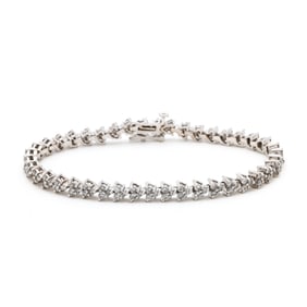 White Gold and Diamond Bracelet