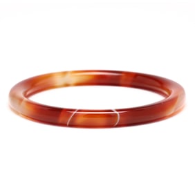 Diminutive Carved Sardonyx Bangle