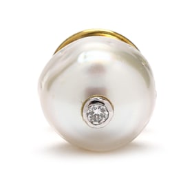 Pearl, and Diamond Tie Tack