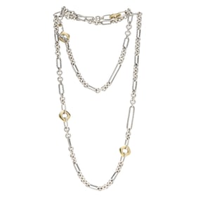 Silver and Gold Necklace, David Yurman
