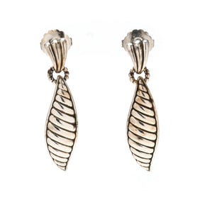Silver Drop Earrings, Lagos