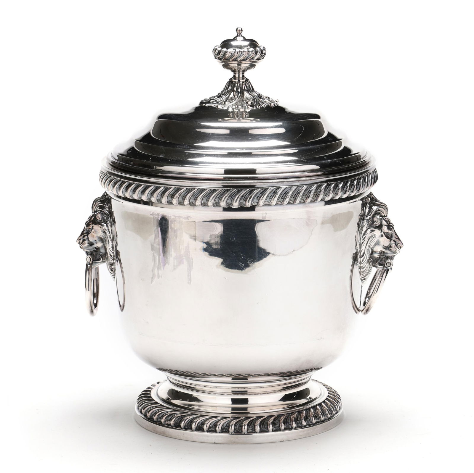 International Silver-Plated Lidded Ice Bucket (1 of 7)