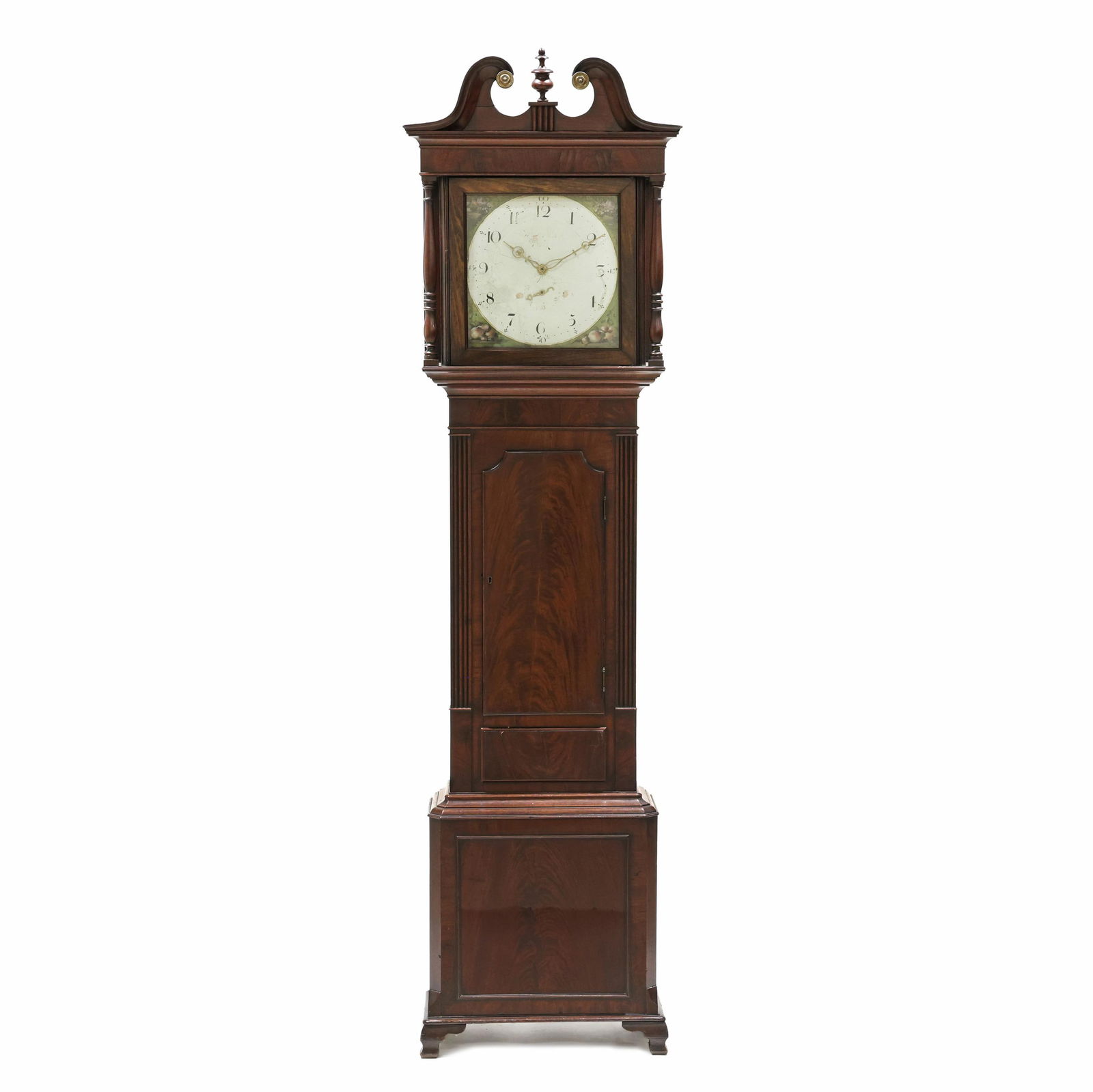 George III Mahogany Tall Case Clock (1 of 15)