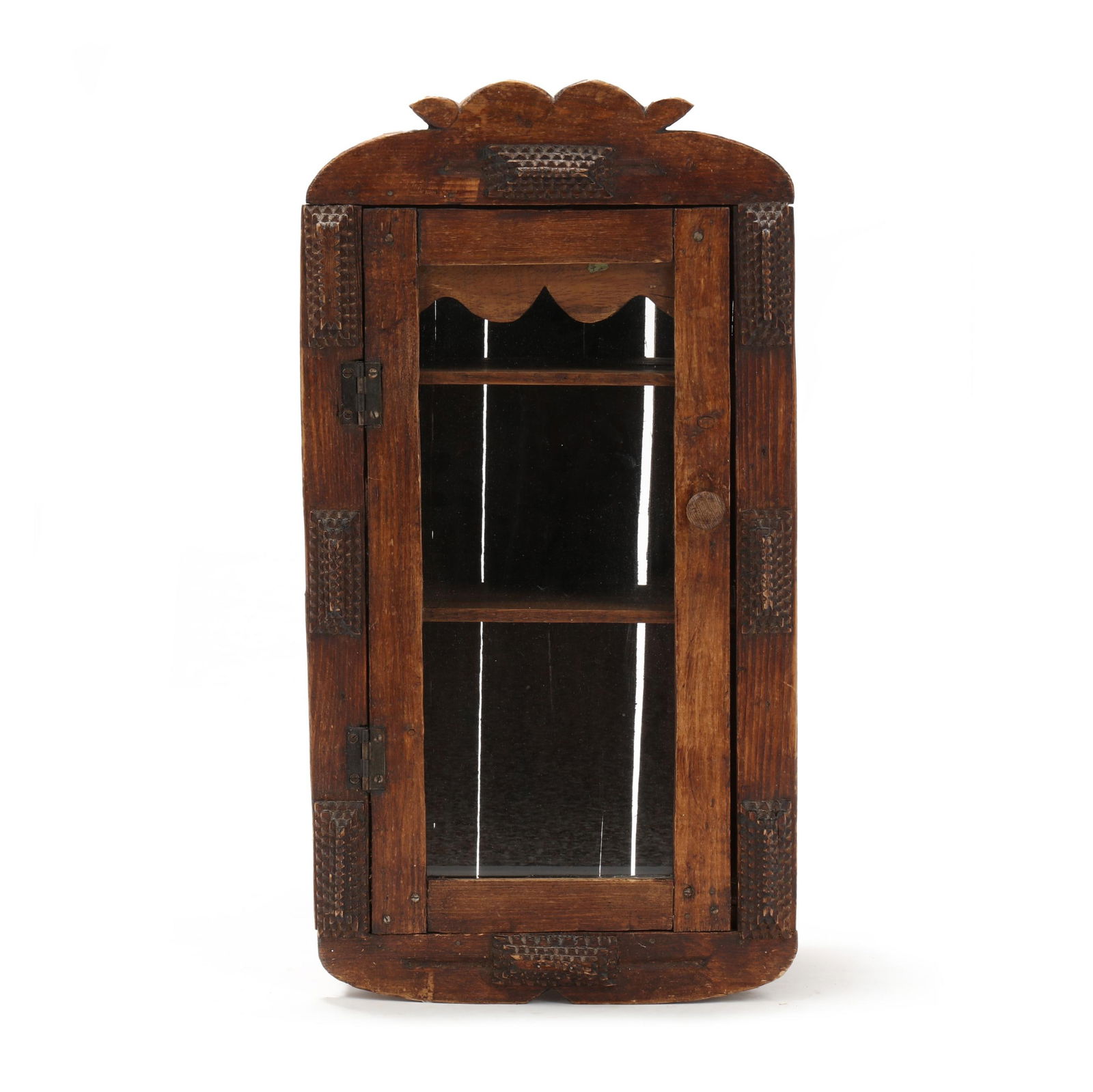 Tramp Art Wall Cabinet (1 of 10)