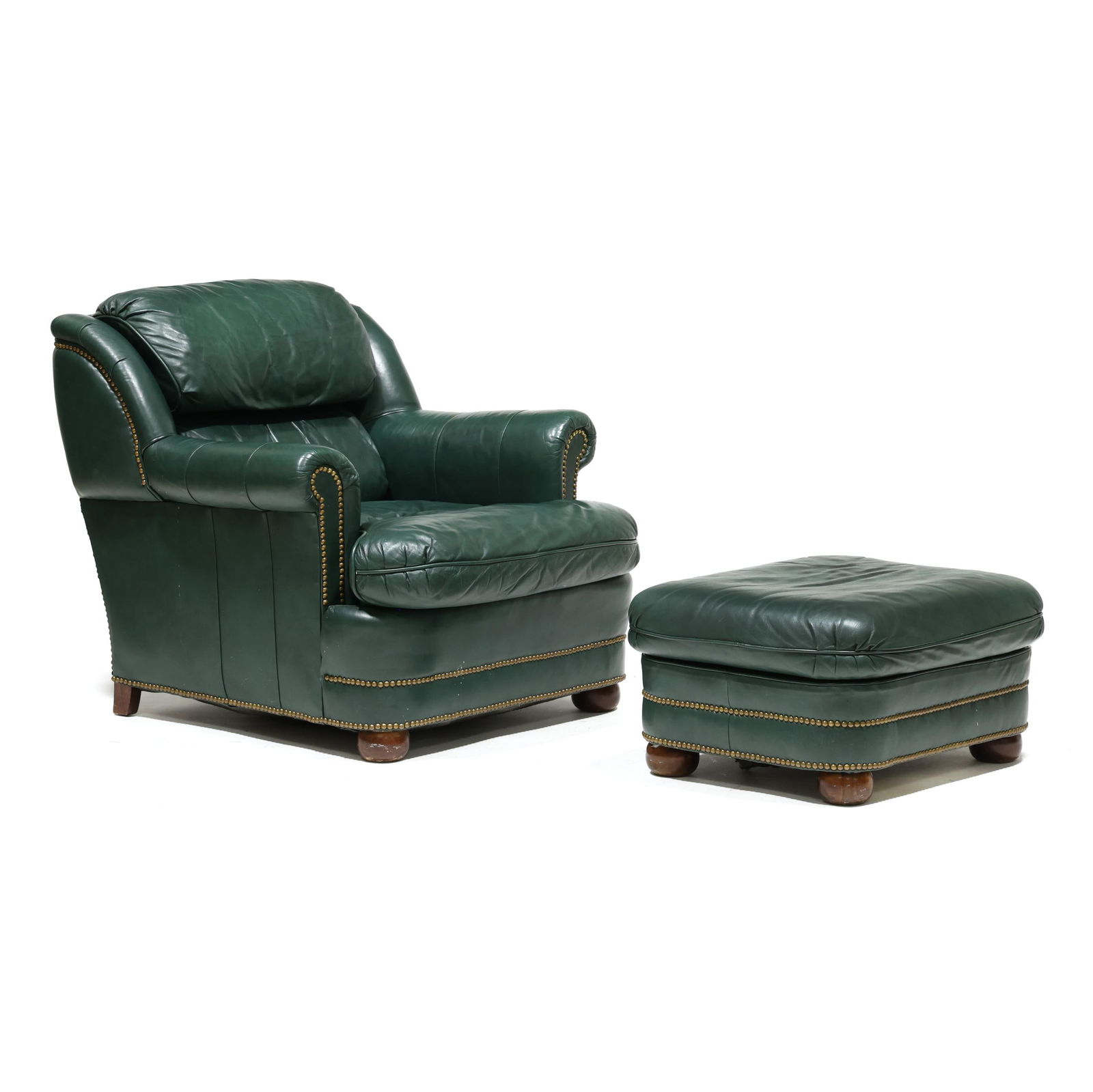 Woodmark Originals, Leather Chair and Ottoman (1 of 11)