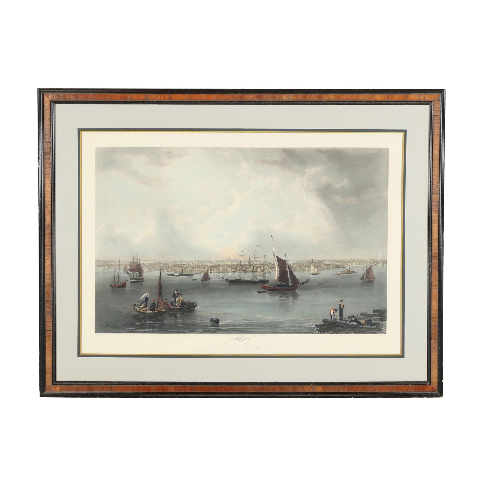 Charles Sim Mottram (Enlgish, 1852-1919), Boston Harbor (1 of 7)