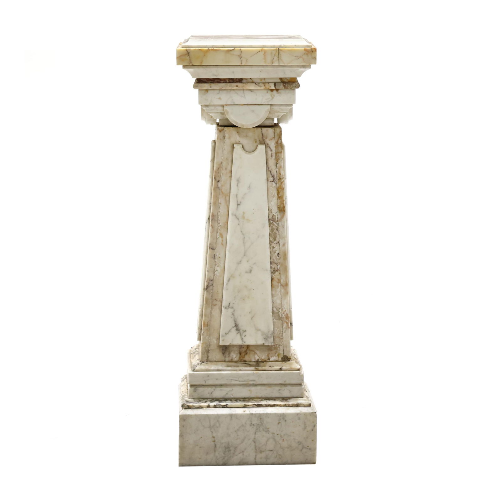 Art Deco Carved Marble Pedestal (1 of 8)