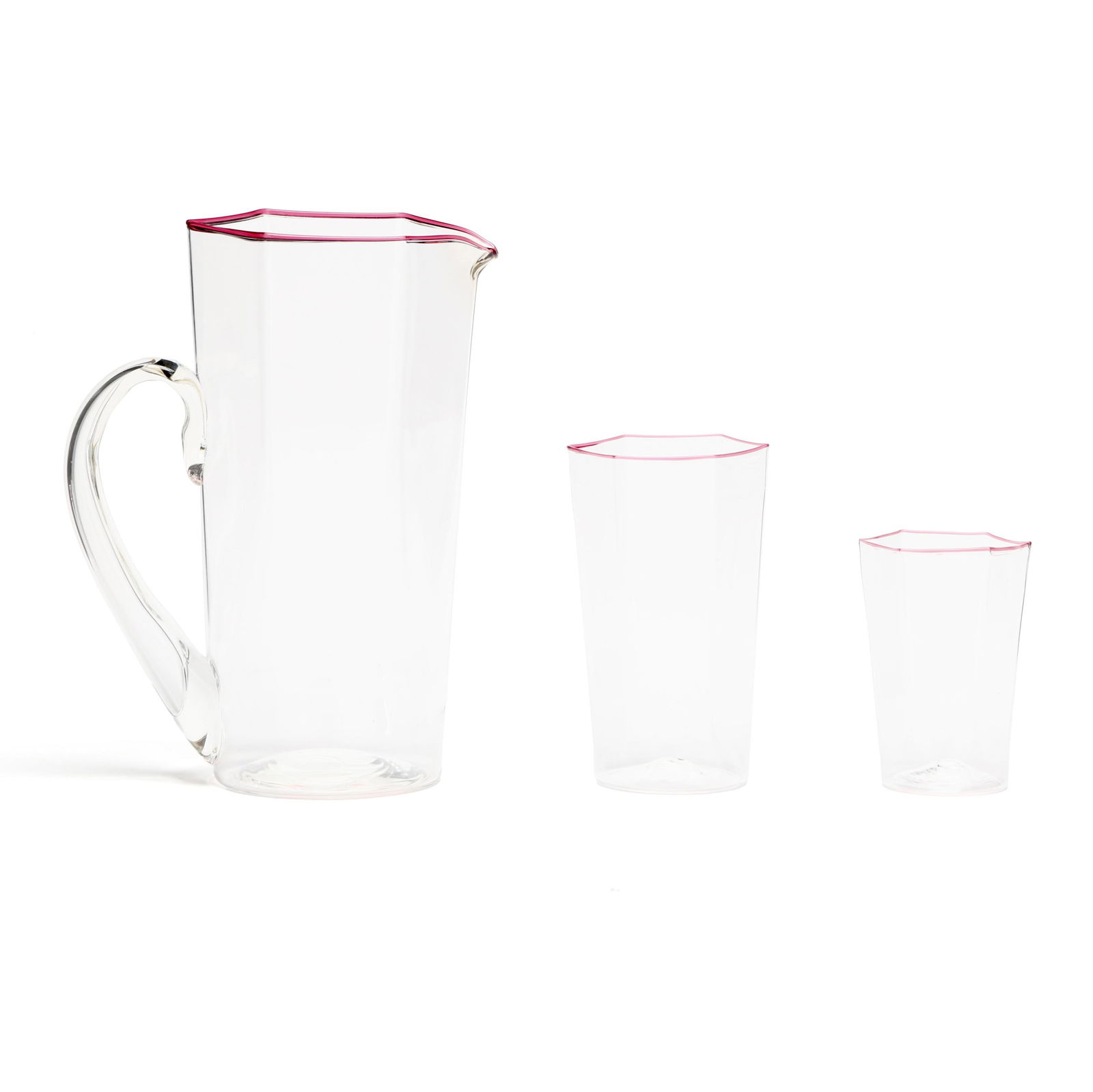 attributed Carlo Scarpa, (44) Pieces of Vintage Hexagonal Tableware (1 of 8)