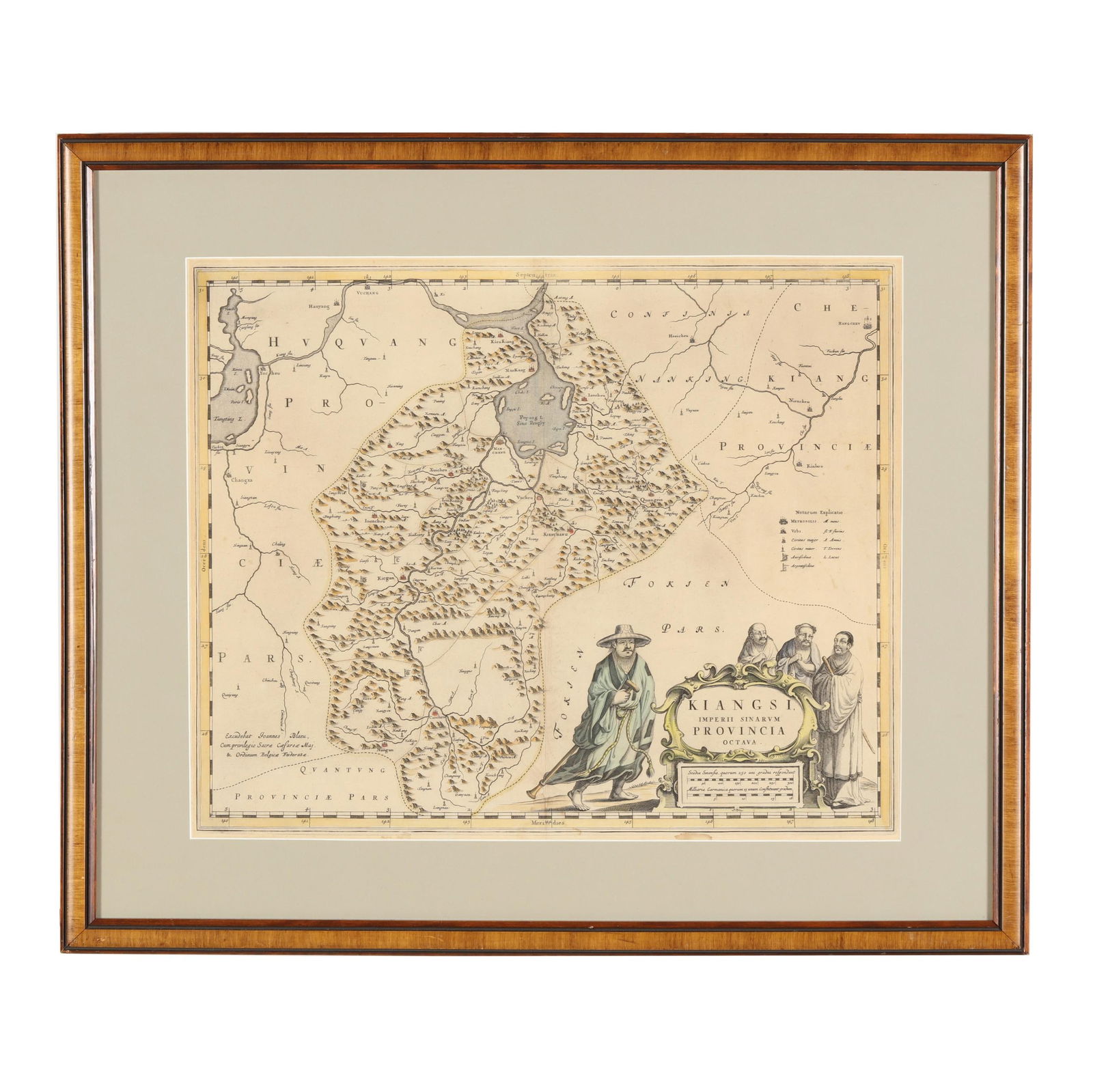 Blaue's Seventeenth-Century Map of Jiangxi Province (1 of 7)