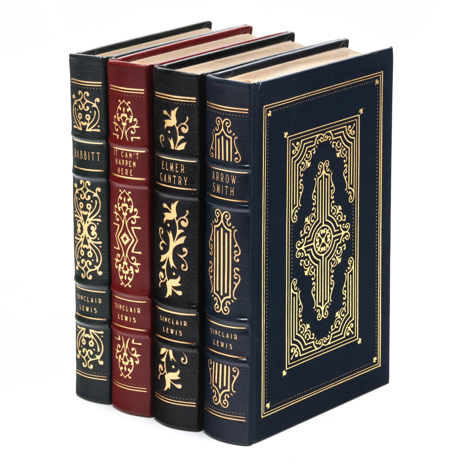 Four Titles by Sinclair Lewis, Leather Bound Easton Press Collector's Editions: Four Titles by Sinclair Lewis, Leather Bound Easton Press Collector's EditionsNorwalk, CT: The Easton Press, [1991]. Collector's edition; (4) titles; all bound in genuine leather decorated and lettere