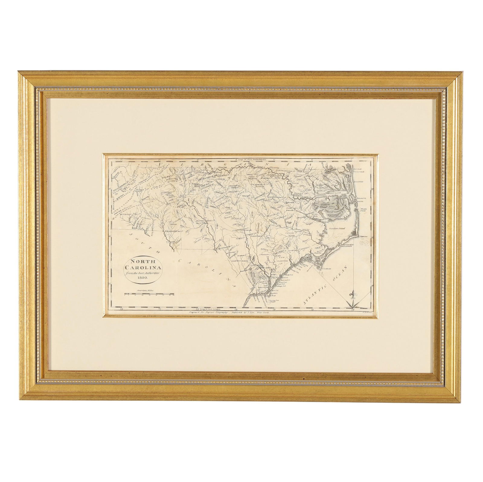 John Payne's Early and Detailed Map of North Carolina (1 of 9)