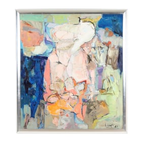 Charles Chapin (NC, 20th Century), Large Abstract Painting