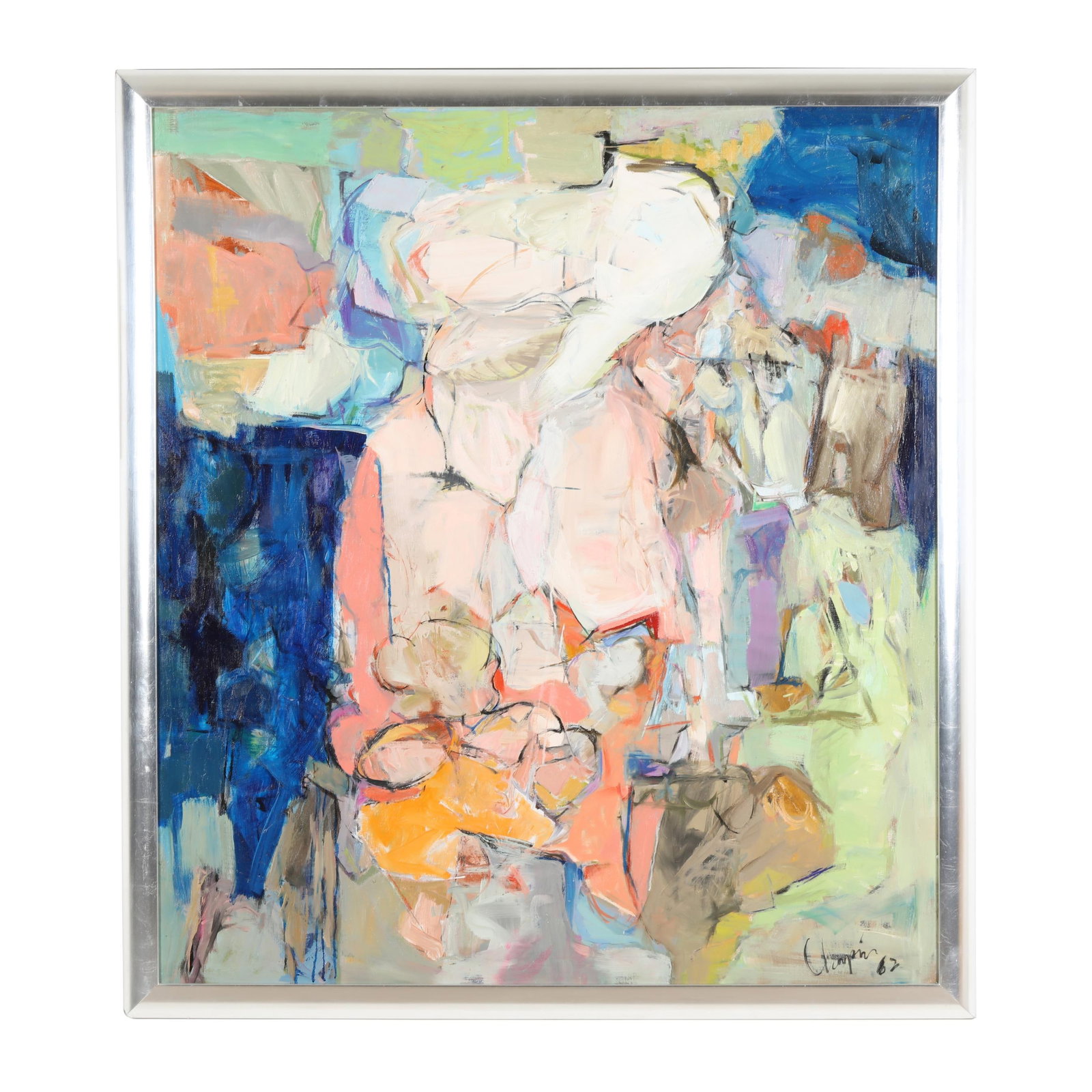 Charles Chapin (NC, 20th Century), Large Abstract Painting (1 of 5)