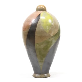 Mark Hewitt (NC, b. 1955), Monumental Stoneware Floor Vessel