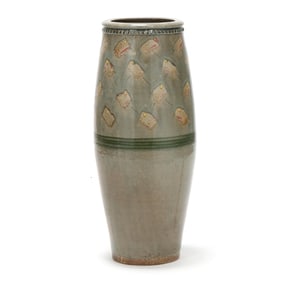 Mark Hewitt (NC, b. 1955), Tall Modernist Stoneware Floor Vase